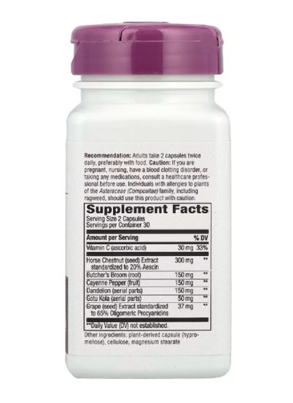 Nature's Way, Premium Blend, Leg Veins, 60 Vegan Capsules