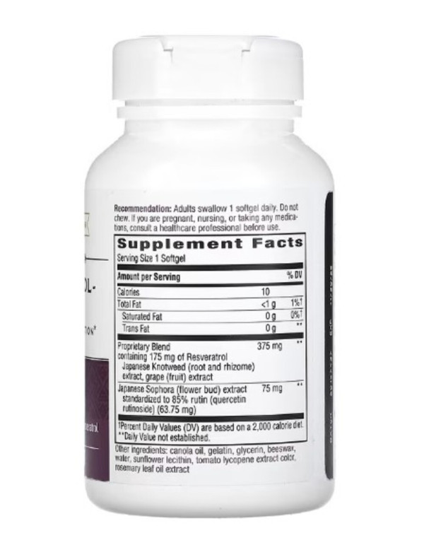 Nature's Way, Premium Blend Resveratrol Forte, 175 mg, 60 Softgels