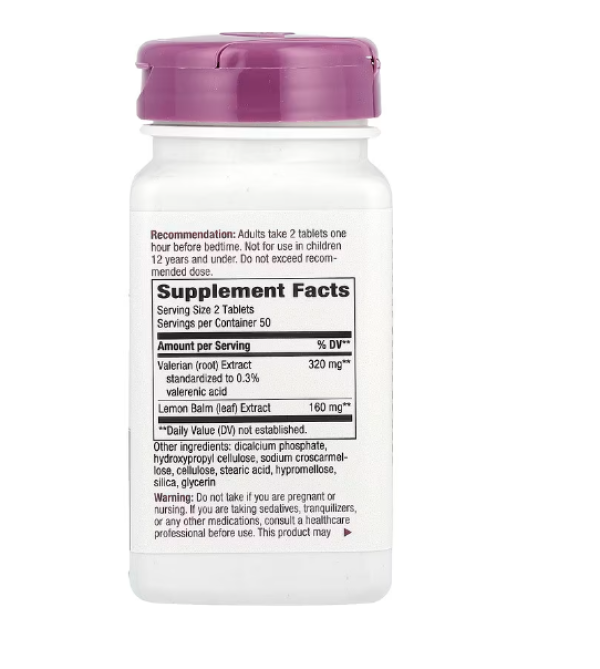Nature's Way, Premium Blend, Valerian Nighttime, 100 Tablets