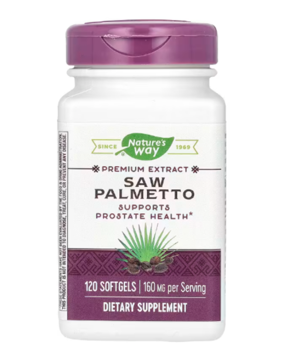 Nature's Way Premium Extract Saw Palmetto - 160 mg - 120 Softgels