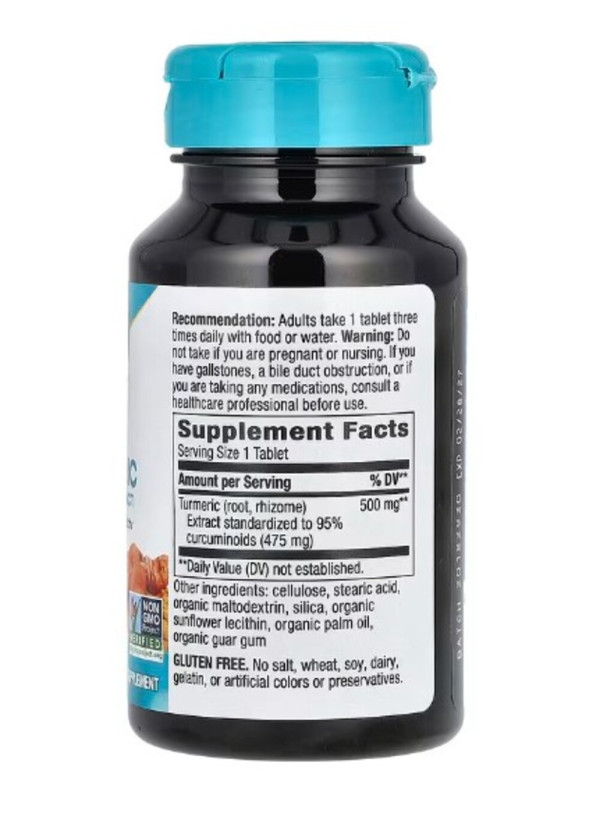 Nature's Way, Premium Extract, Turmeric, 500 mg , 60 Tablets
