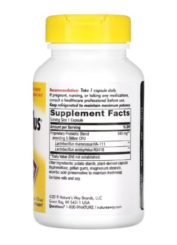 Nature's Way, Primadophilus, Original, Ages 12 & Up, 5 Billion CFU, 180 Vegetarian Capsules