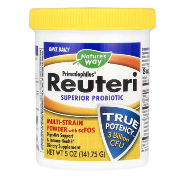 Nature's Way, Primadophilus Reuteri, Superior Probiotic, 3 Billion CFU, 5 oz (141.75 g)
