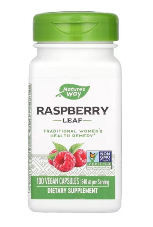 Nature's Way, Raspberry Leaf, 450 mg, 100 Vegan Capsules