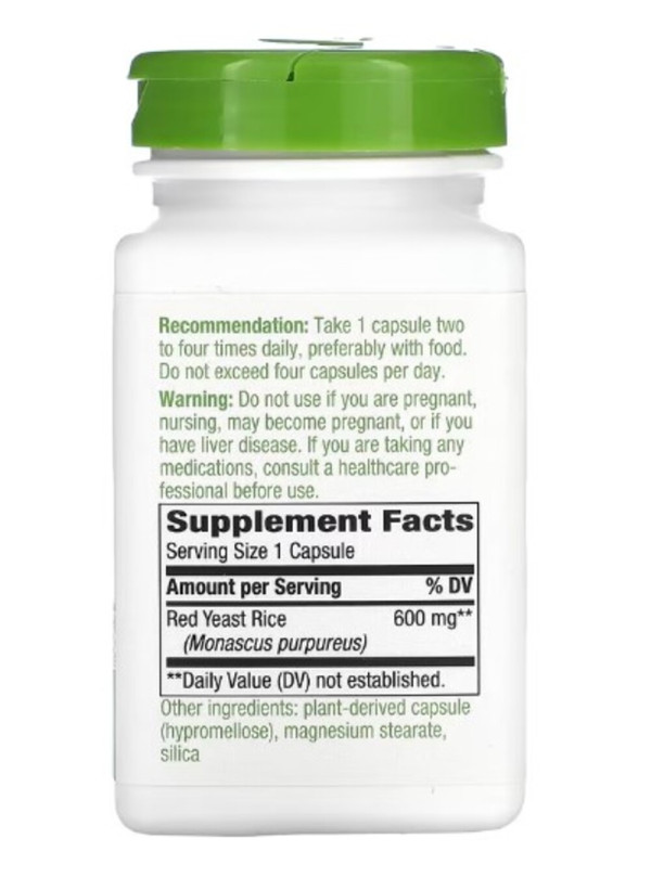 Nature's Way, Red Yeast Rice, 600 mg, 120 Vegan Capsules