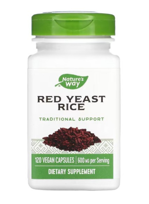 Nature's Way, Red Yeast Rice, 600 mg, 120 Vegan Capsules