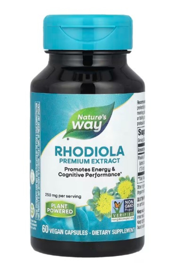 Nature's Way, Rhodiola, 250 mg, 60 Vegan Capsules