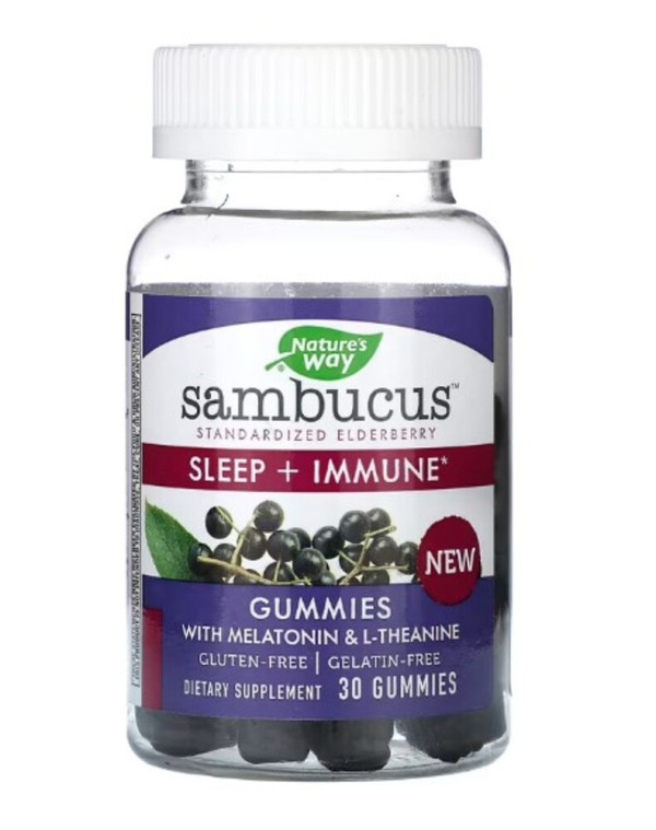 Nature's Way, Sambucus, Sleep + Immune, 30 Gummies