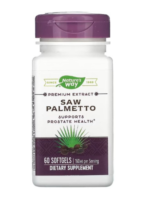 Nature's Way, Saw Palmetto, 160 mg, 60 Softgels
