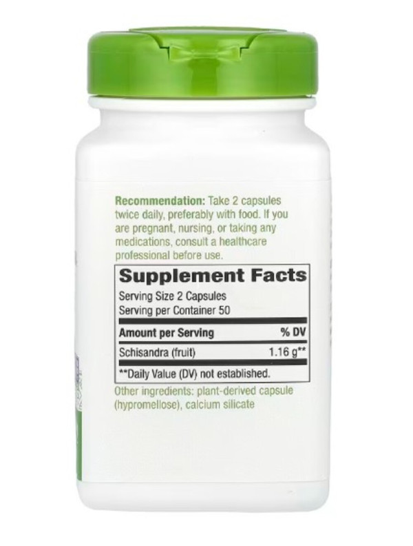 Nature's Way, Schisandra Fruit, 1,160 mg, 100 Vegan Capsules (580 mg per Capsule)
