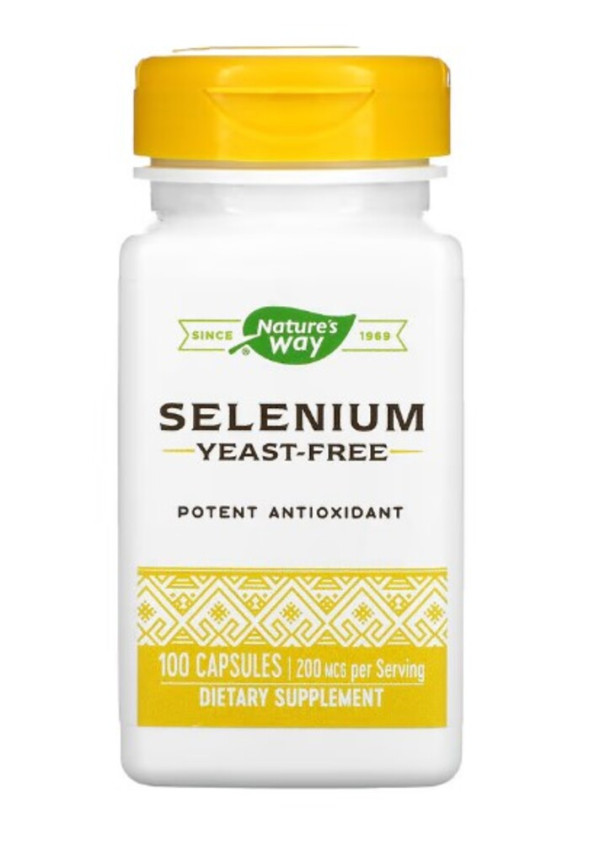 Nature's Way, Selenium, 200 mcg, 100 Capsules