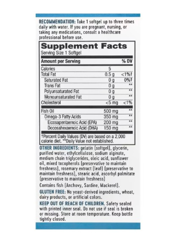 Nature's Way, Super Fisol, Fish Oil, 90 Softgels