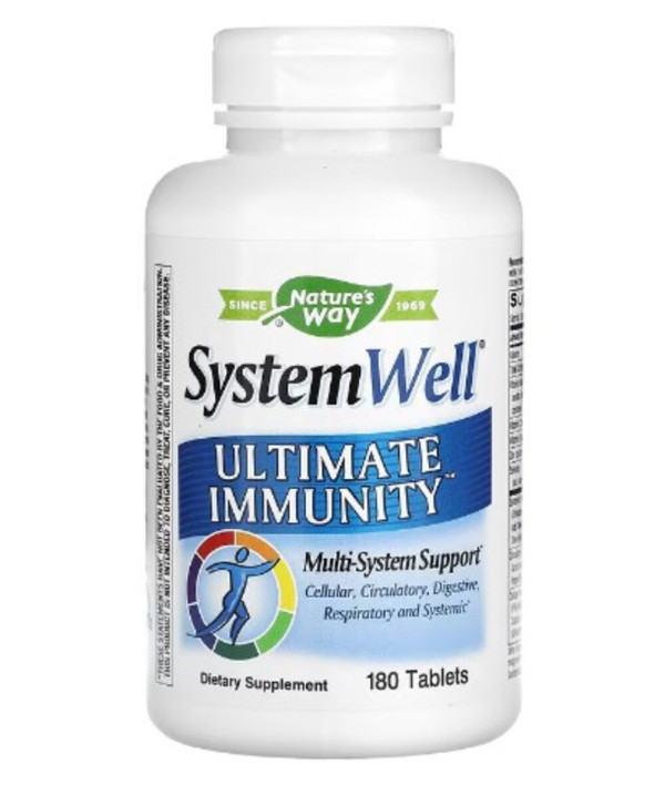 Nature's Way, System Well, Ultimate Immunity, 180 Tablets
