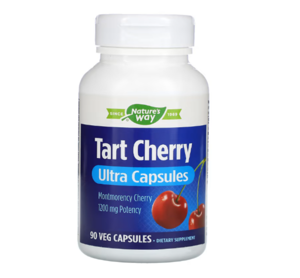 Nature's Way, Tart Cherry, Ultra Capsules, 1,200 mg, 90 Veg Capsules