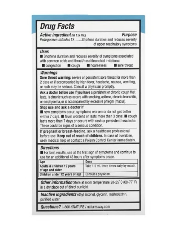 Nature's Way, Umcka, ColdCare, Original Drops, 1 fl oz (30 ml)