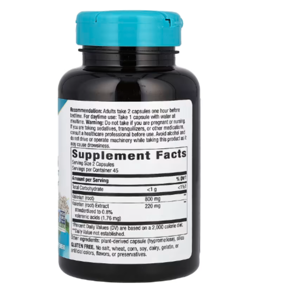 Nature's Way, Valerian, 220 mg, 90 Vegan Capsules (110 mg per Capsule)