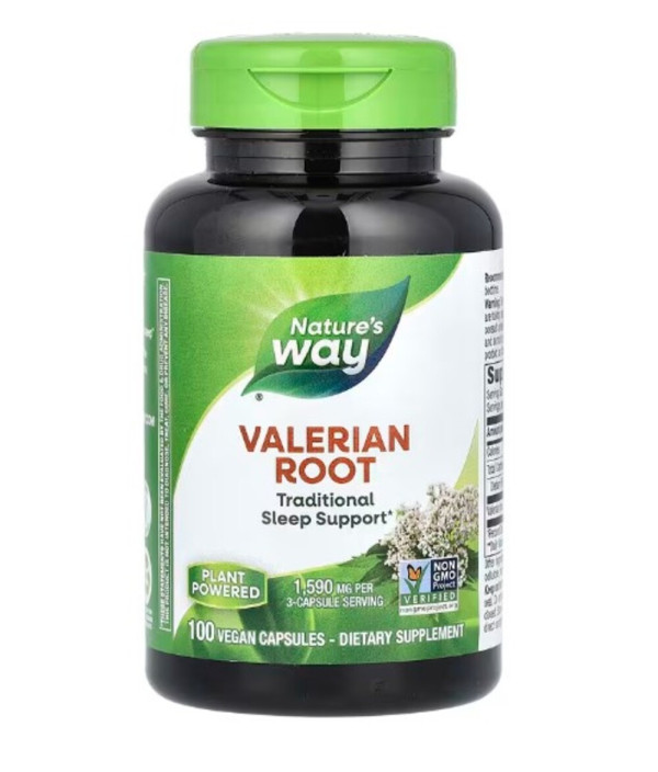 Nature's Way, Valerian Root, 1,590 mg, 100 Vegan Capsules (530 mg per Capsule)