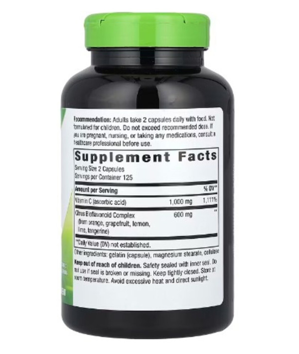 Nature's Way, Vitamin C Bioflavonoids, 1000 mg, 250 Capsules (500 mg per Capsule)