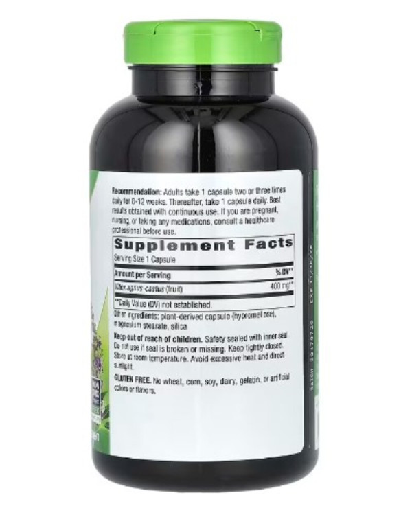 Nature's Way, Vitex Fruit, 400 mg, 320 Vegan Capsules
