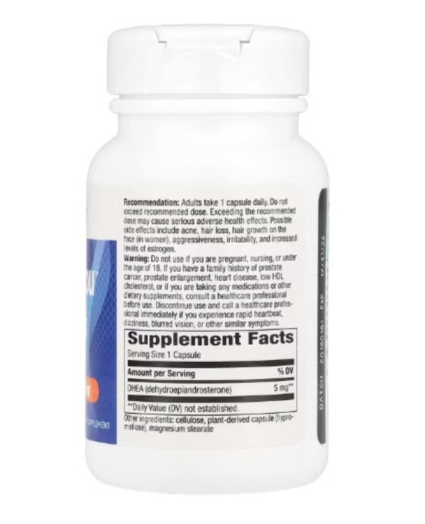 Nature's Way, Youthful You™, DHEA, 5 mg, 60 Veg Capsules