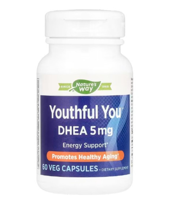 Nature's Way, Youthful You™, DHEA, 5 mg, 60 Veg Capsules