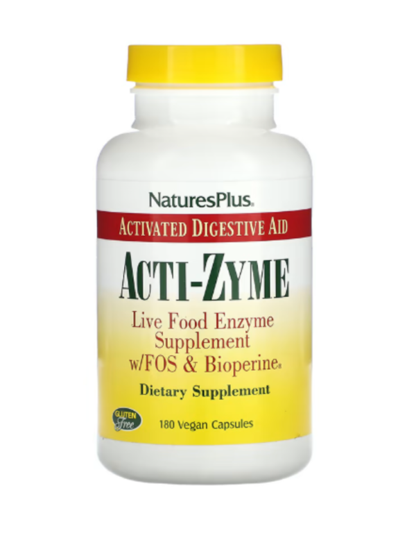 NaturesPlus, Acti-Zyme, 180 Vegan Capsules