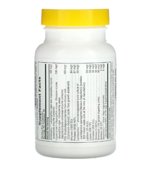 NaturesPlus, Acti-Zyme, Activated Digested Aid, 90 Vegan Capsules