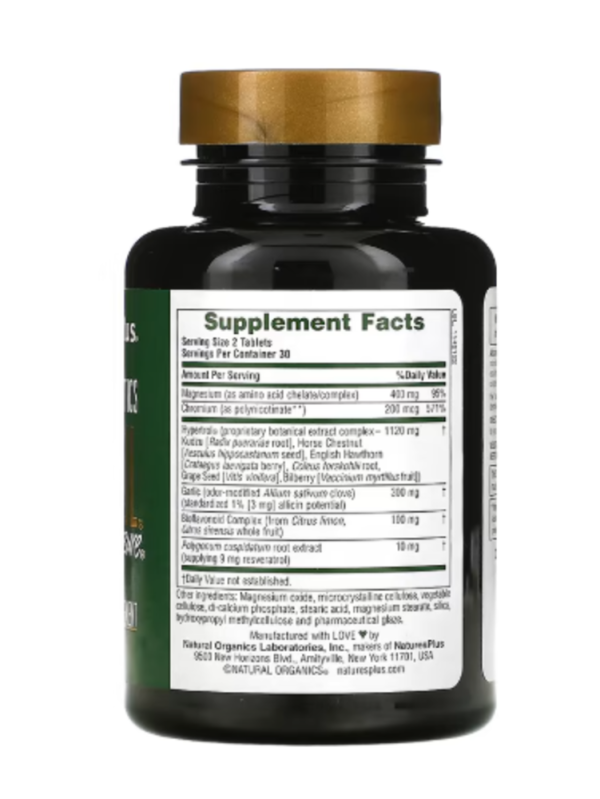 NaturesPlus, Advanced Therapeutics, Hypertrol, RX Blood Pressure, 60 Tablets