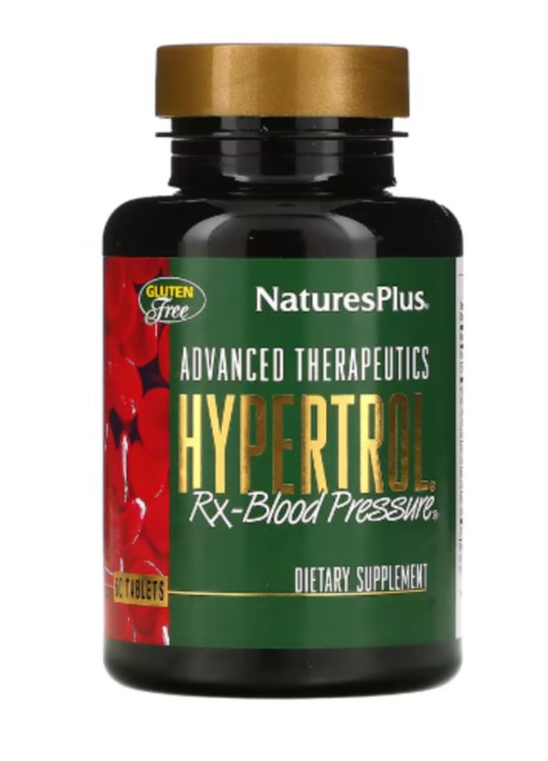 NaturesPlus, Advanced Therapeutics, Hypertrol, RX Blood Pressure, 60 Tablets