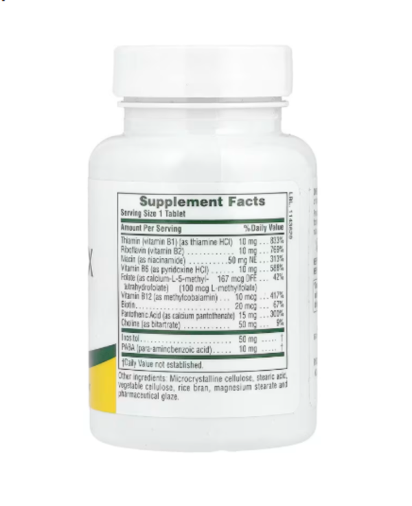 NaturesPlus, B-Complex with Rice Bran, 90 Tablets