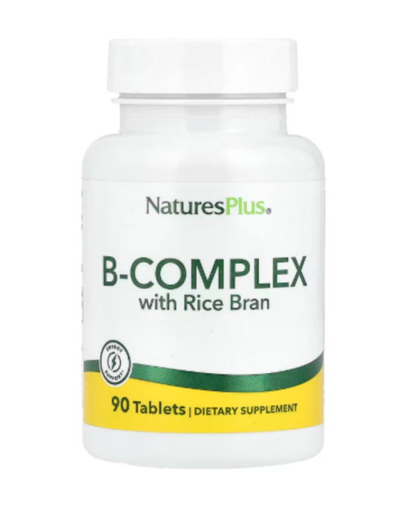 NaturesPlus, B-Complex with Rice Bran, 90 Tablets