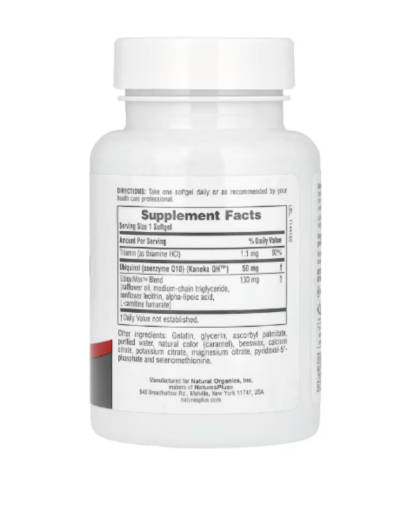 NaturesPlus, Beyond CoQ10, 50 mg, 30 Softgels