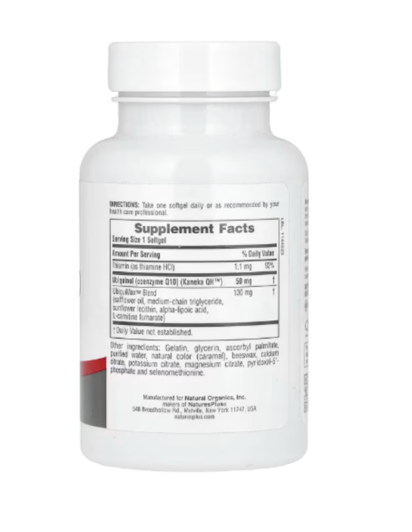 NaturesPlus, Beyond CoQ10, 50 mg, 60 Softgels