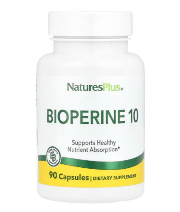 NaturesPlus, Bioperine 10, 90 Capsules