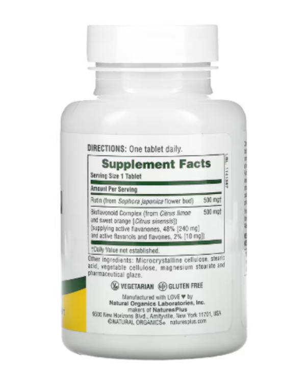 NaturesPlus, Biorutin, 1000 mg, 90 Tablets