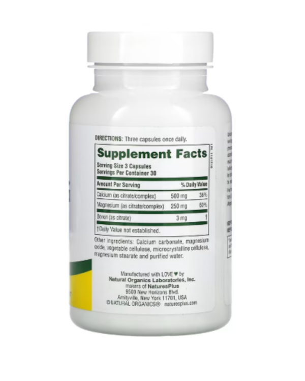 NaturesPlus, Cal/Mag Citrate, 90 Capsules
