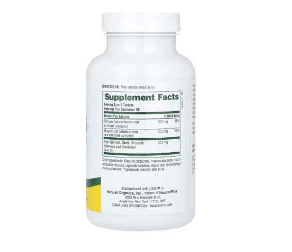 NaturesPlus, Cal/Mag with Whole Foods, 180 Tablets