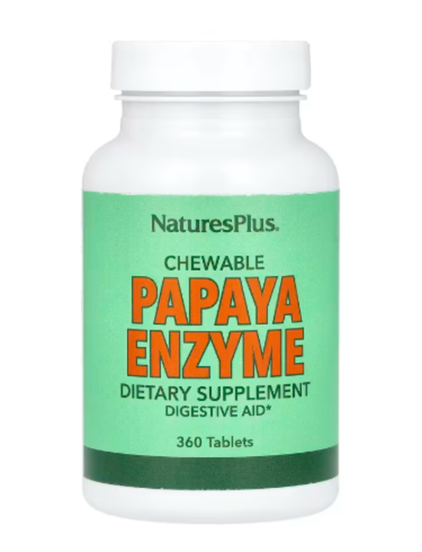 NaturesPlus, Chewable Papaya Enzyme , 360 Tablets