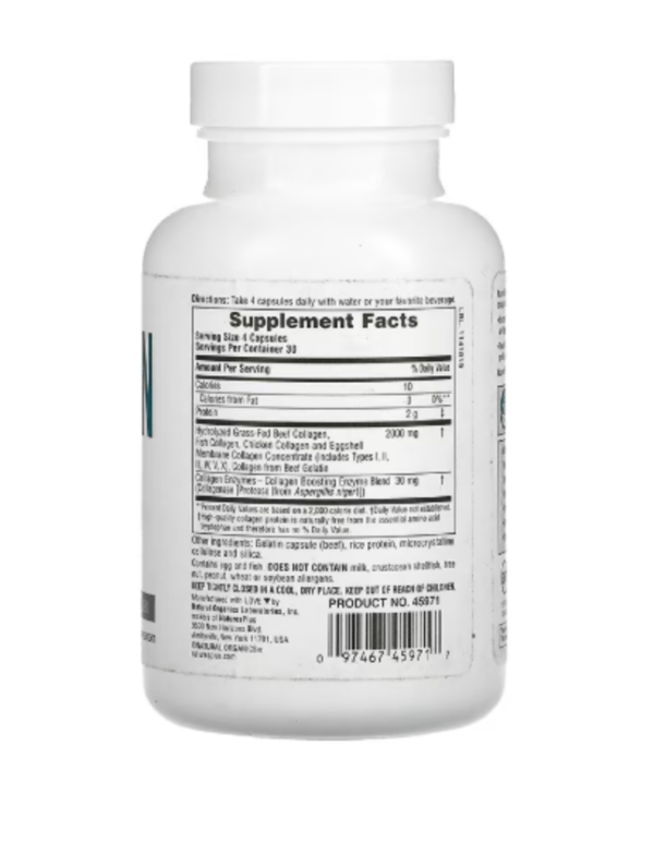 NaturesPlus, Collagen Peptides, 120 Capsules