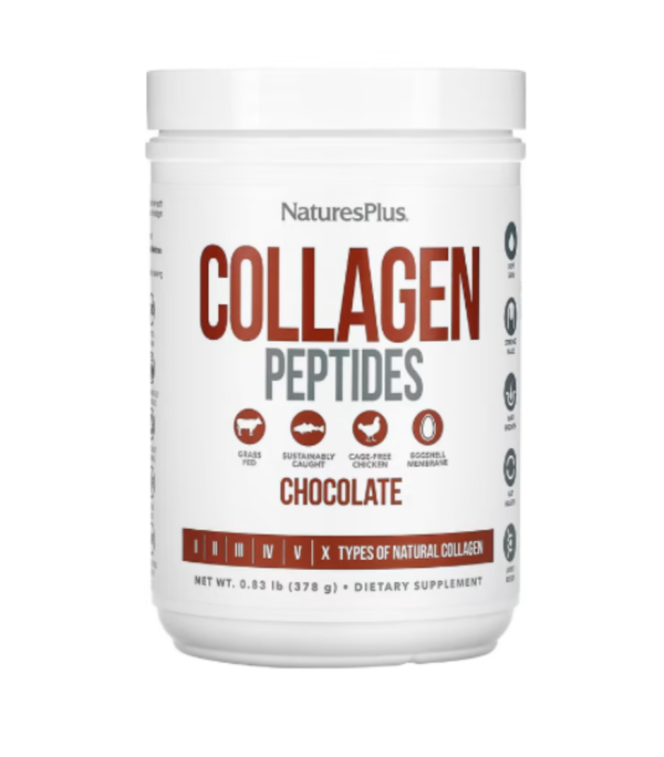 NaturesPlus, Collagen Peptides, Chocolate, 0.83 lb (378 g)