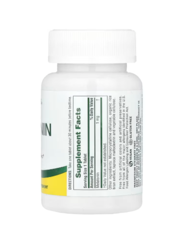 NaturesPlus, Fast Acting Melatonin, 1 mg, 90 Tablets
