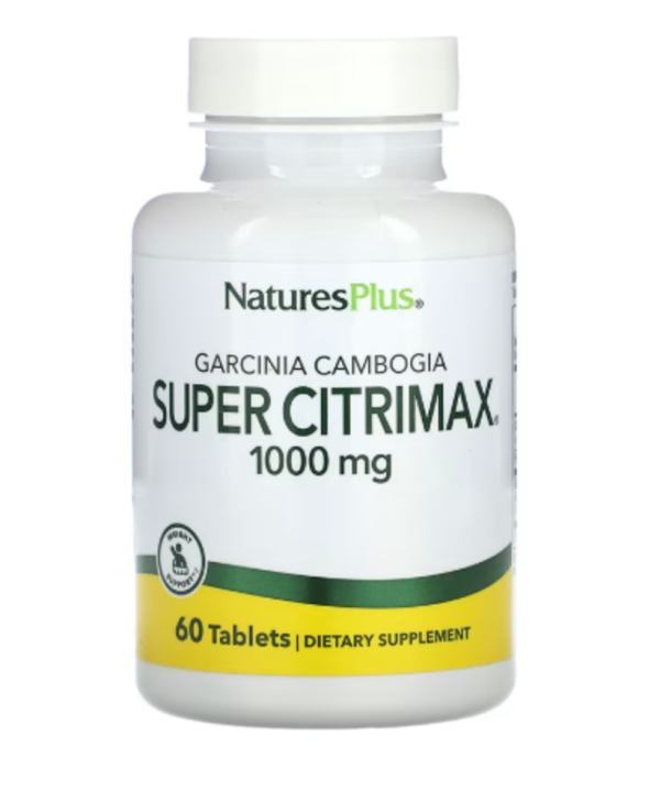 NaturesPlus, Garcinia Cambogia Super Citrimax, 1,000 mg, 60 Tablets