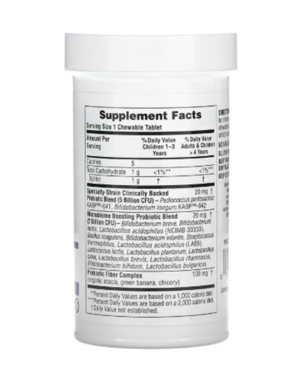 NaturesPlus, GI Natural Probiotic Kids, Delicious Mixed Berry , 7 Billion CFU, 30 Chewables