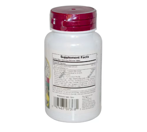 NaturesPlus Herbal Actives ARA-Larix Olive Leaf -- 750 mg - 30 Vegetarian Tablets