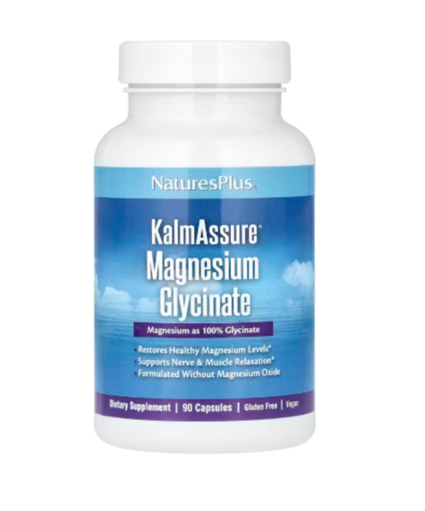NaturesPlus, KalmAssure, Magnesium Glycinate, 90 Capsules