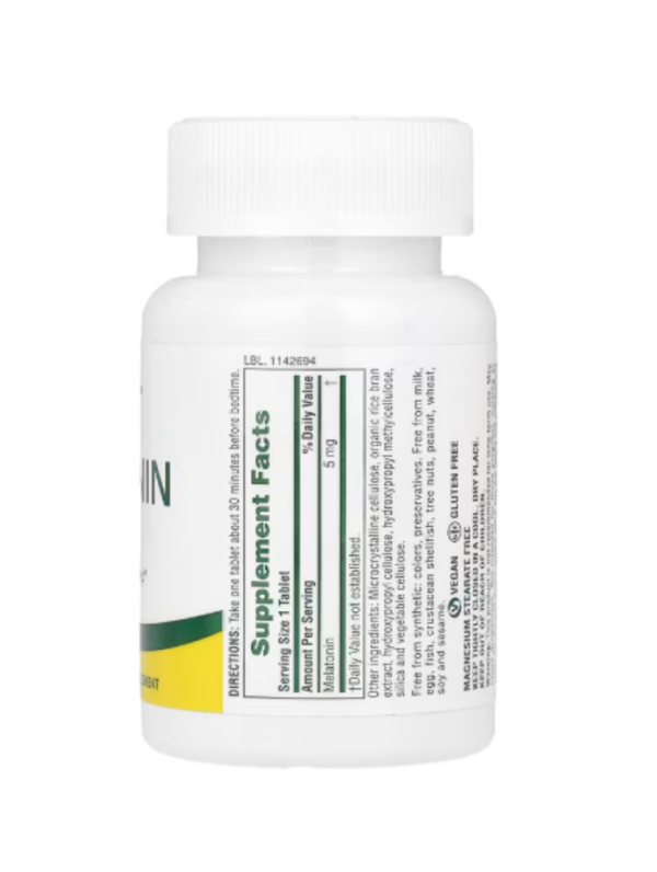 NaturesPlus, Melatonin, 5 mg, 90 Tablets