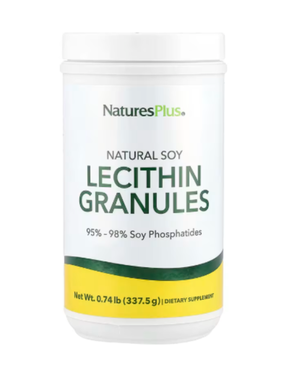 NaturesPlus, Natural Soy Lecithin Granules, 0.74 lb (337.5 g)