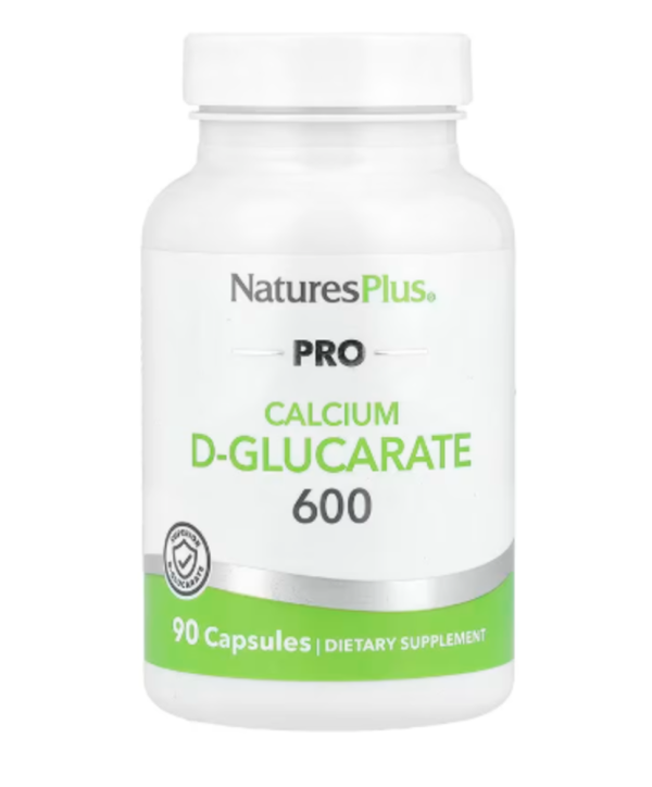 NaturesPlus, Pro Calcium D-Glucarate 600, 90 Capsules