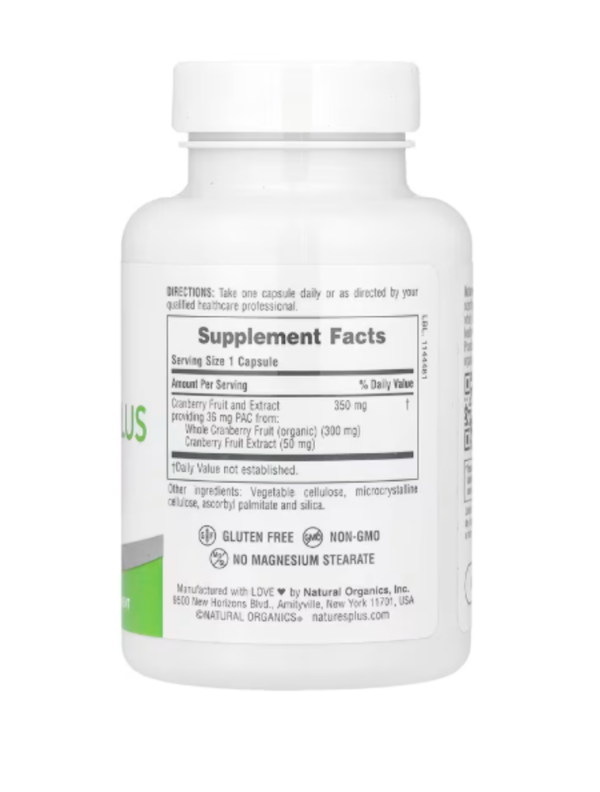 NaturesPlus, PRO Cranberry Plus, 60 Capsules