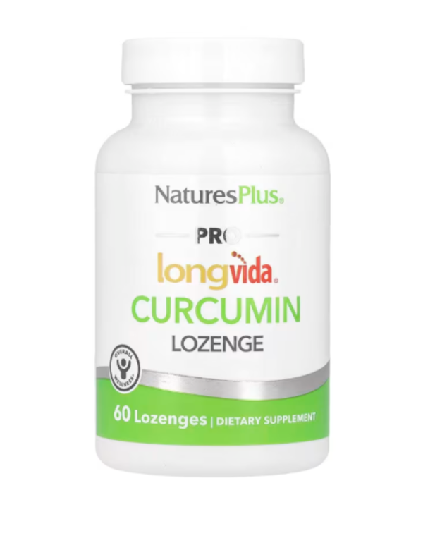 NaturesPlus, PRO longvìda® Curcumin Lozenge, 60 Lozenges